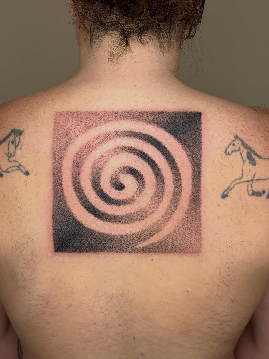 Tattoo by @youre_so_baby — dotwork, black_and_grey