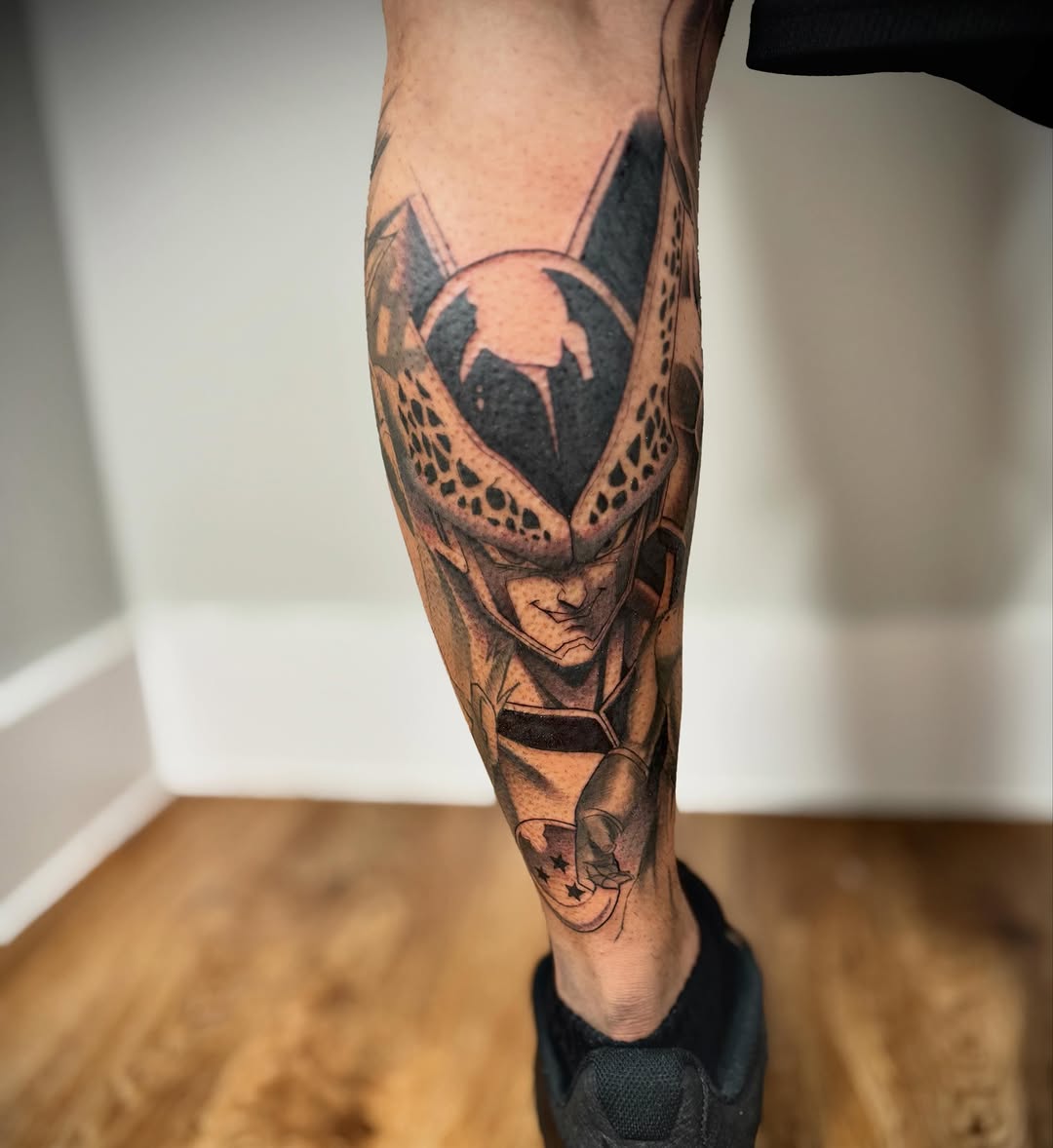 Tattoo by @lalo_inktattoos — realism, anime