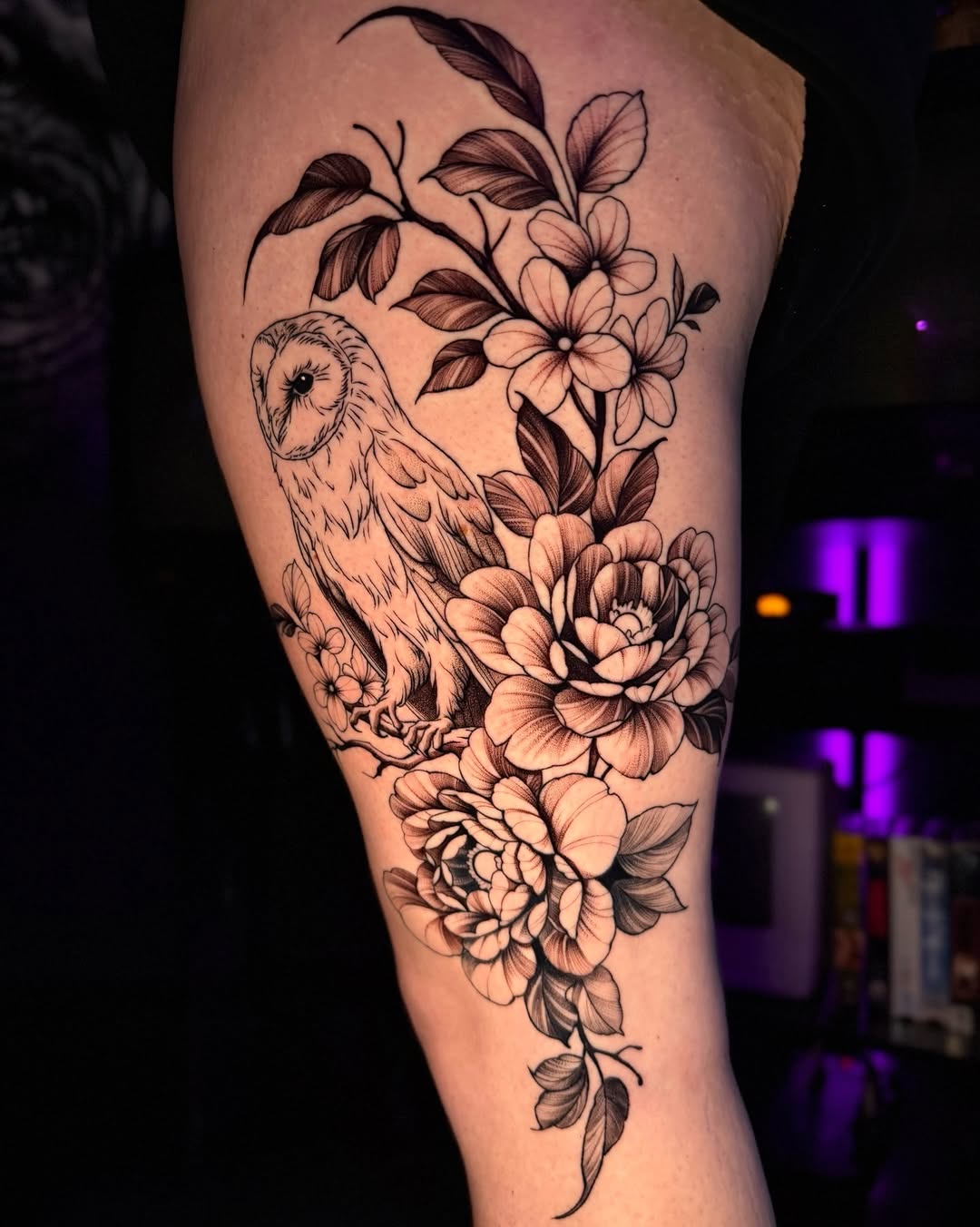 Tattoo by @itstommyink — illustrative, black_and_grey