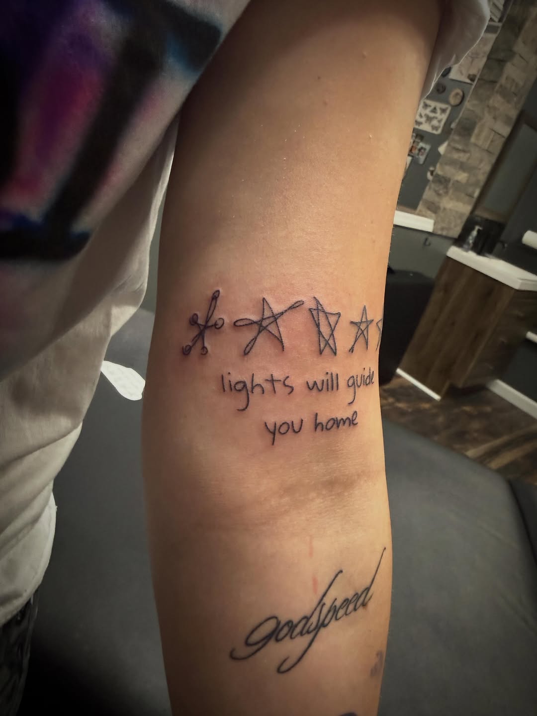 Tattoo by @stabbyroseink — fine_line, lettering_script