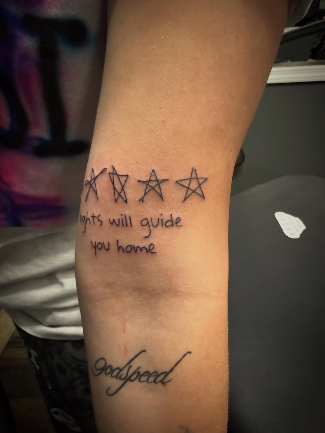 Tattoo by @stabbyroseink — fine_line, lettering_script