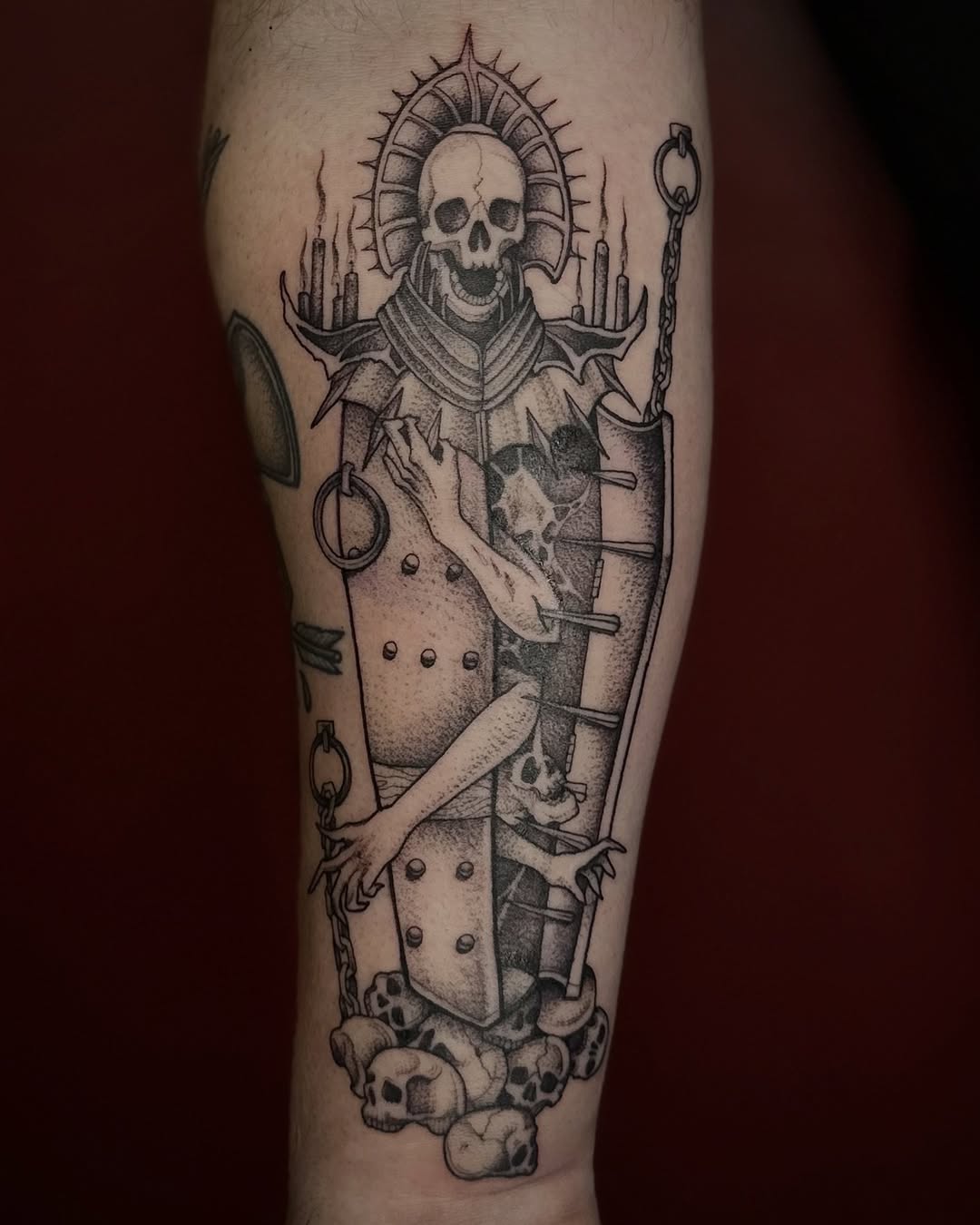 Tattoo by @racheltruskotattoos β dark_realism, blackwork