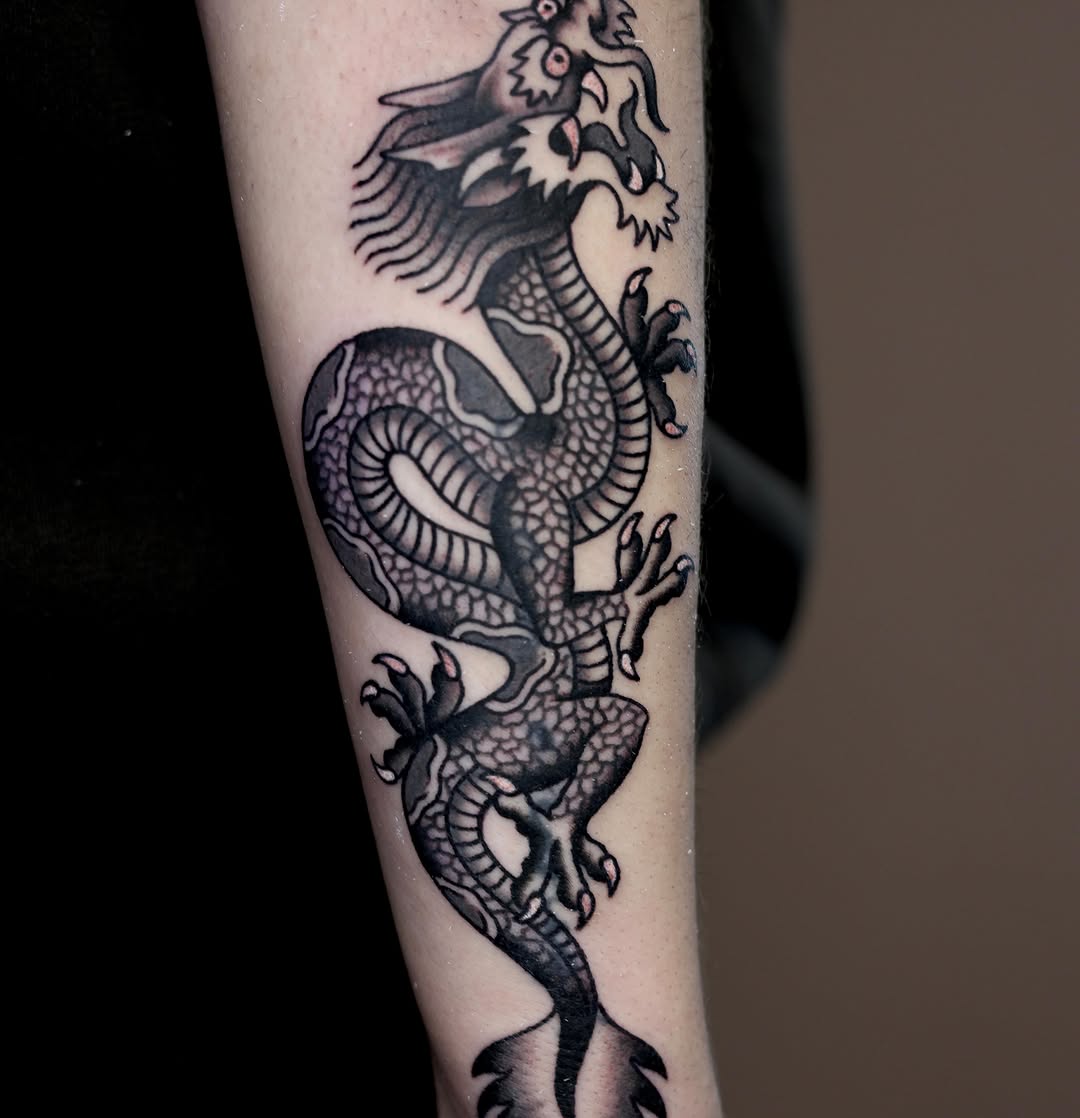 Tattoo by @novavaughntattoo — american_traditional, japanese_irezumi
