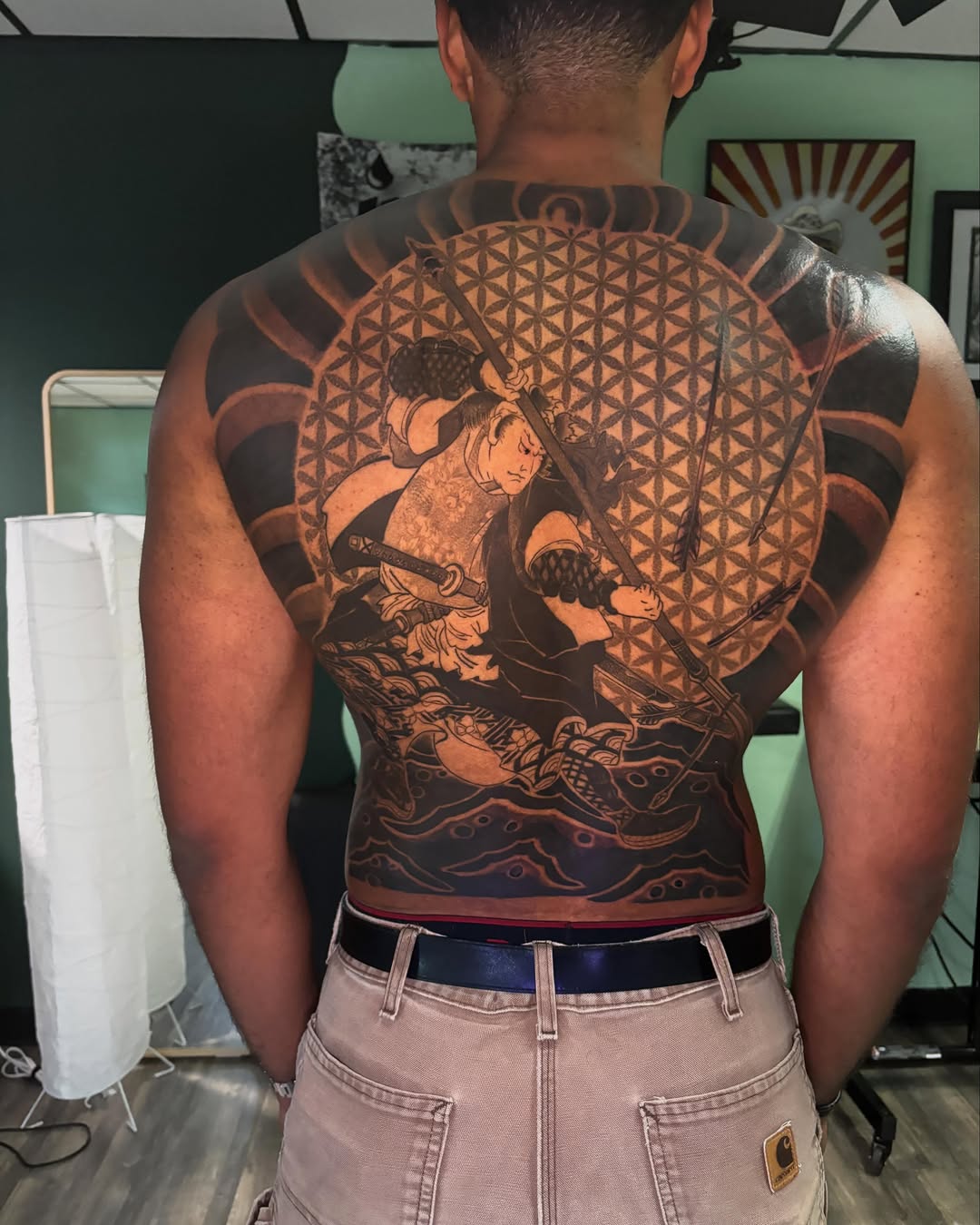 Tattoo by @seibastattoos — japanese_irezumi, blackwork