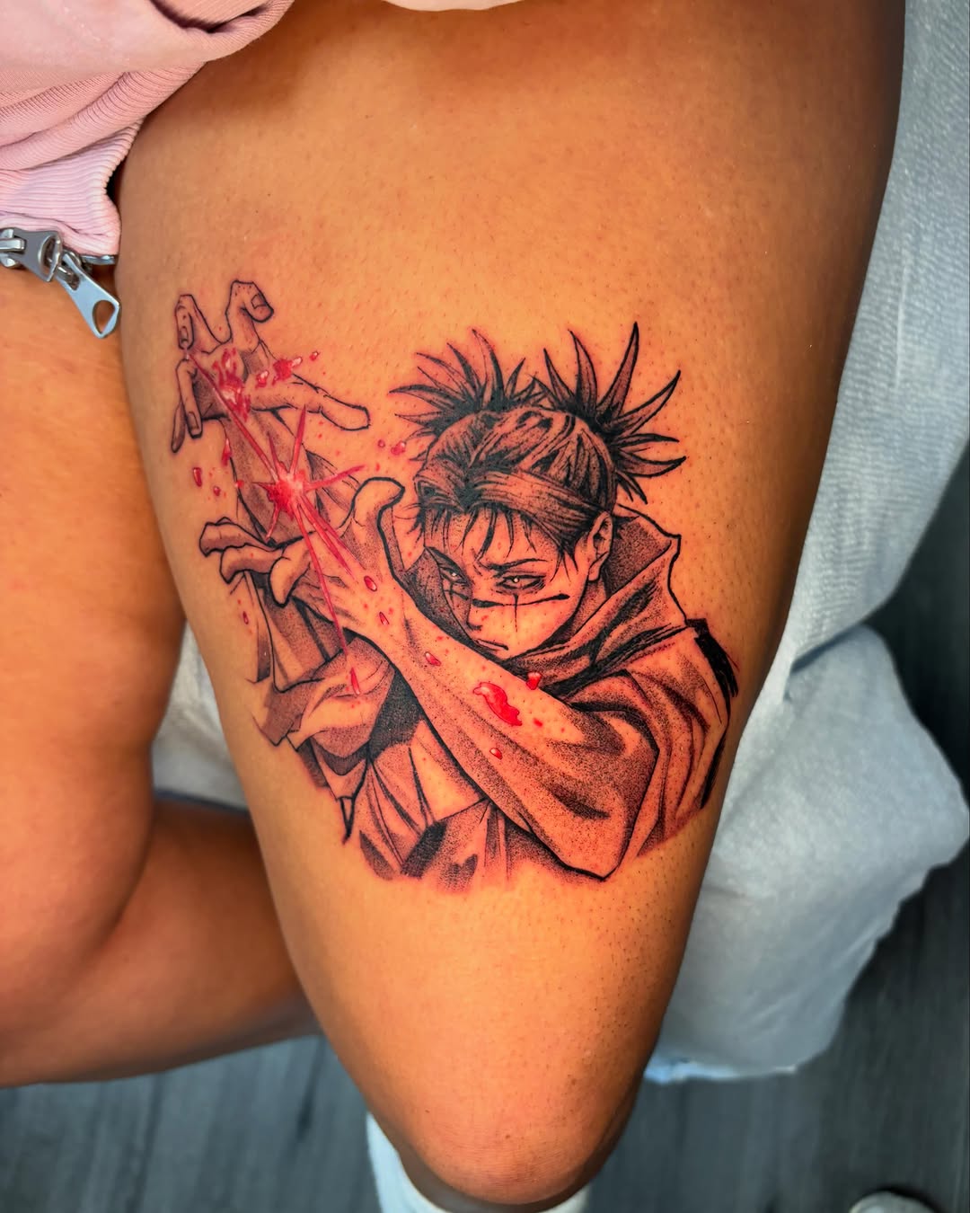 Tattoo by @seibastattoos — anime, illustrative