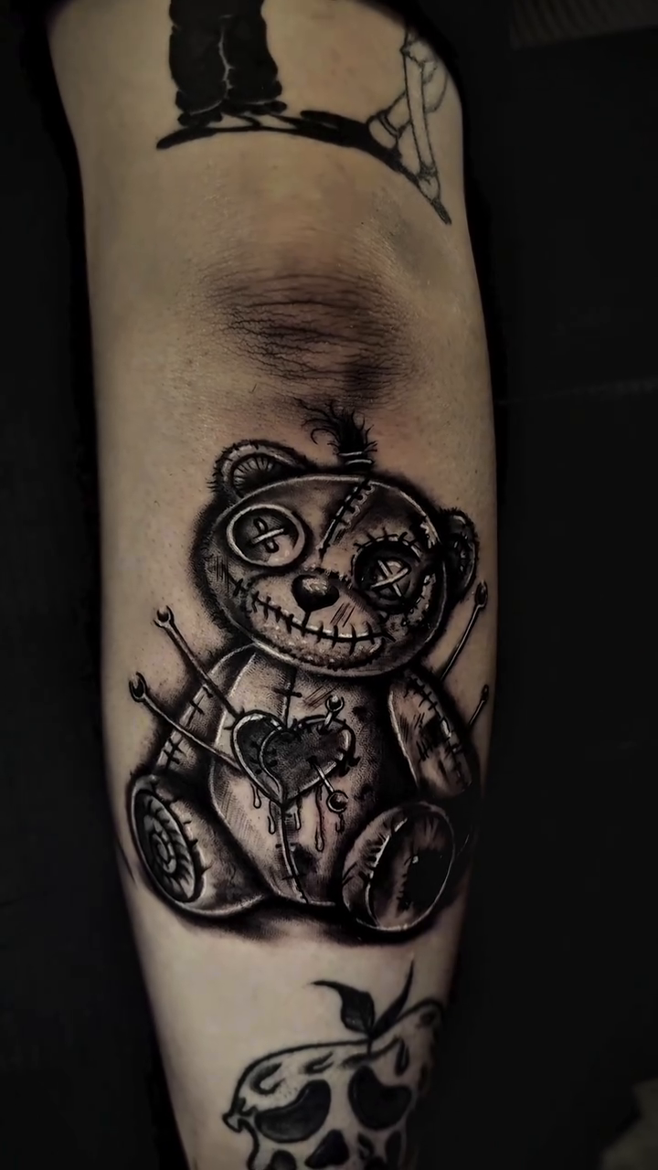 Tattoo by @skakk.tattow_ — illustrative, black_and_grey