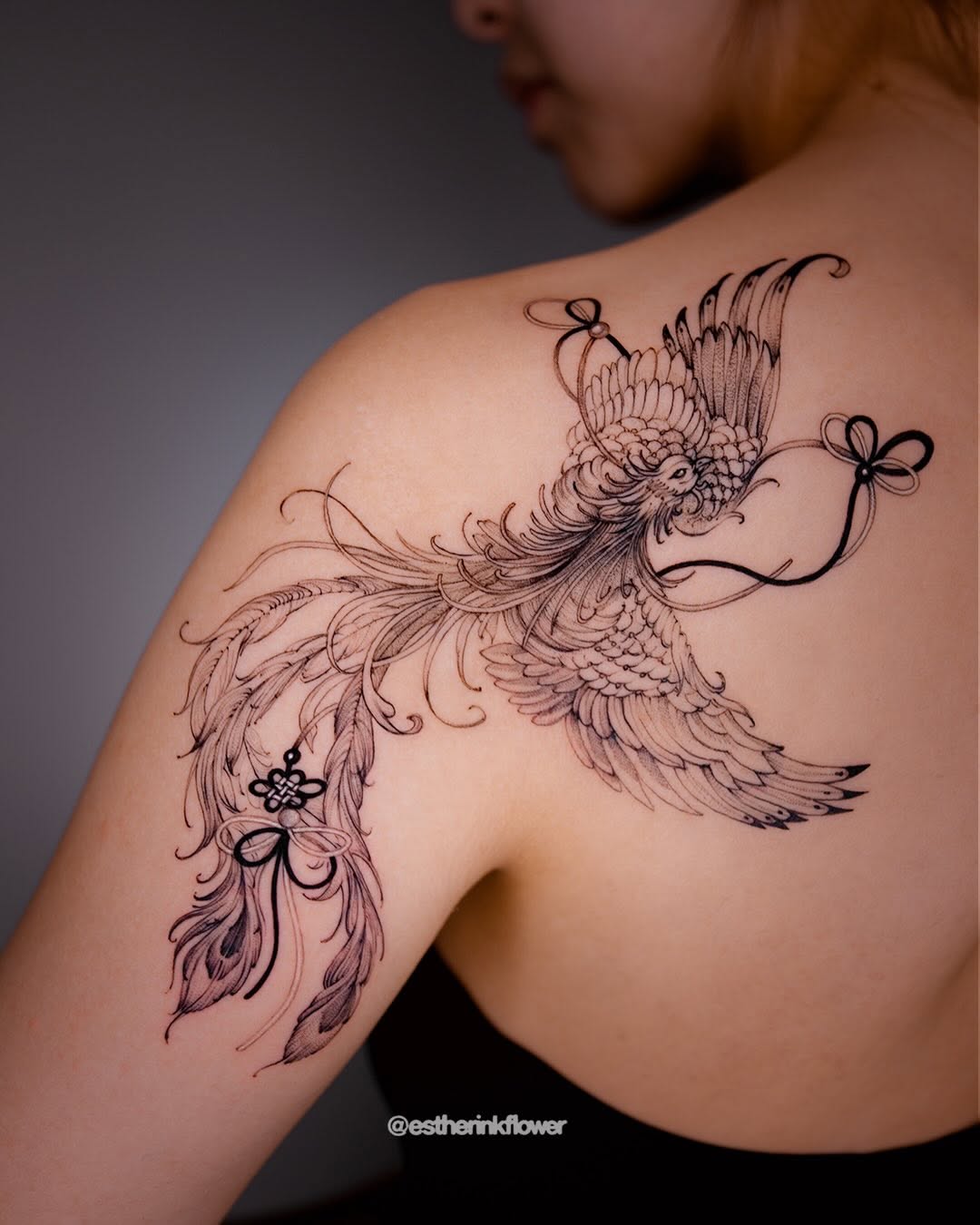 Tattoo by @estherinkflower — illustrative, fine_line