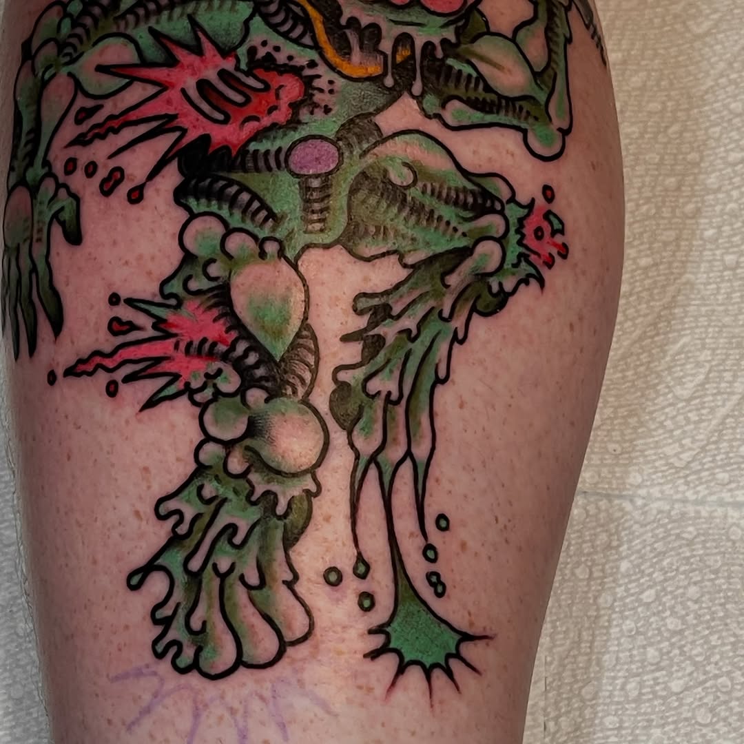 Tattoo by @wonkytiger β new_school, illustrative