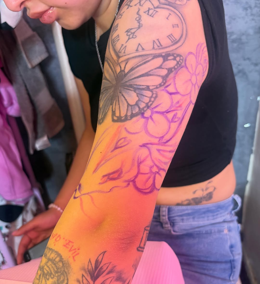 Tattoo by @barb_inks — black_and_grey, fine_line