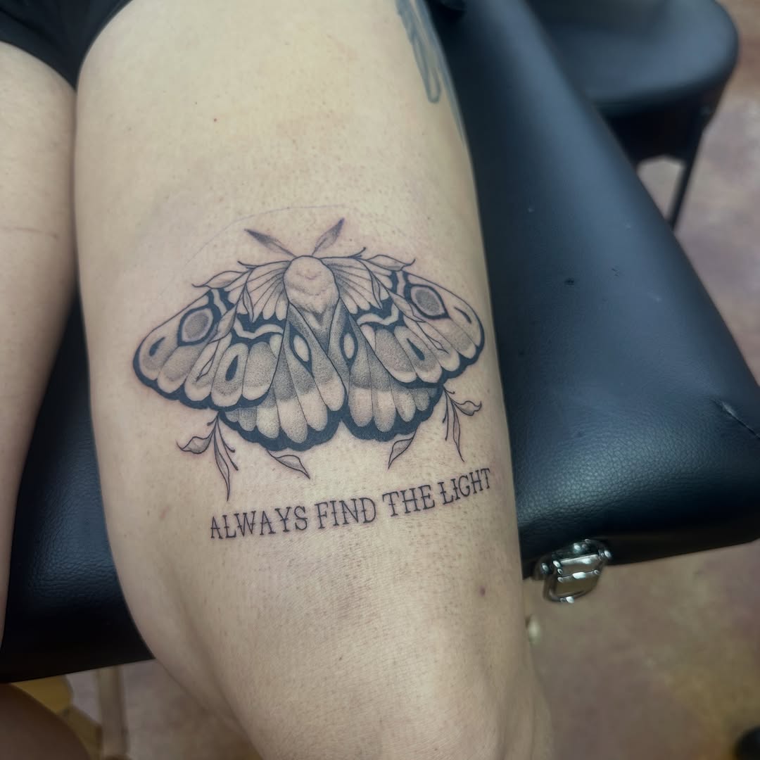 Tattoo by @tattooz_by_trent — black_and_grey, illustrative