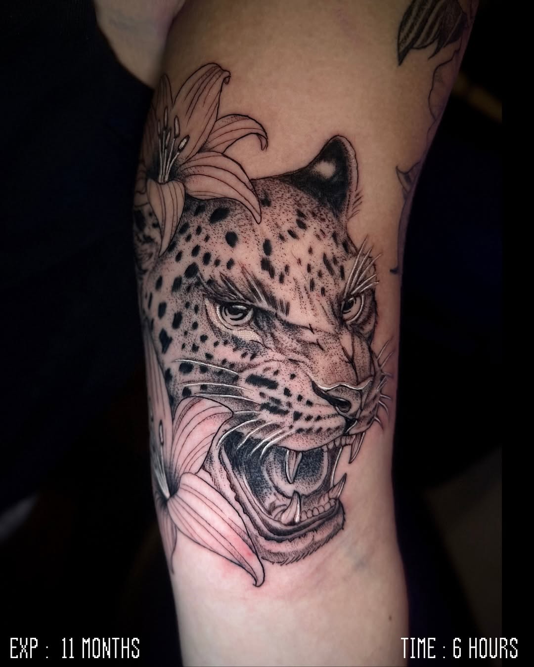 Tattoo by @pikashi_tattoos — realism, black_and_grey
