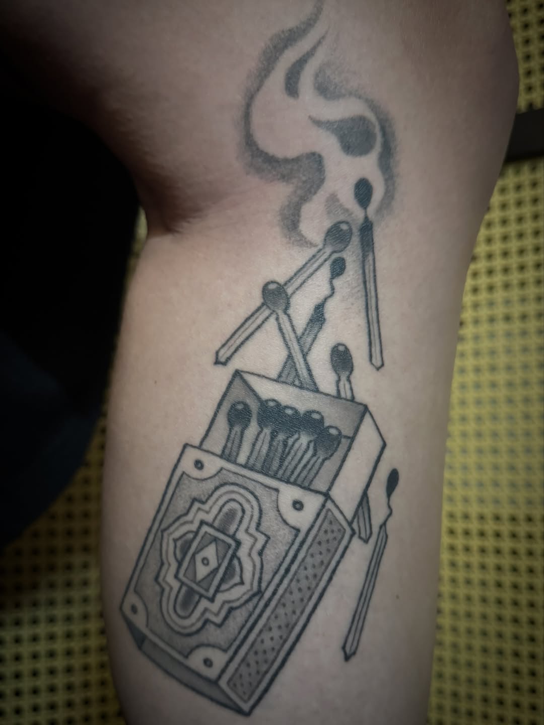 Tattoo by @ladywilson.tattoo โ black_and_grey, illustrative