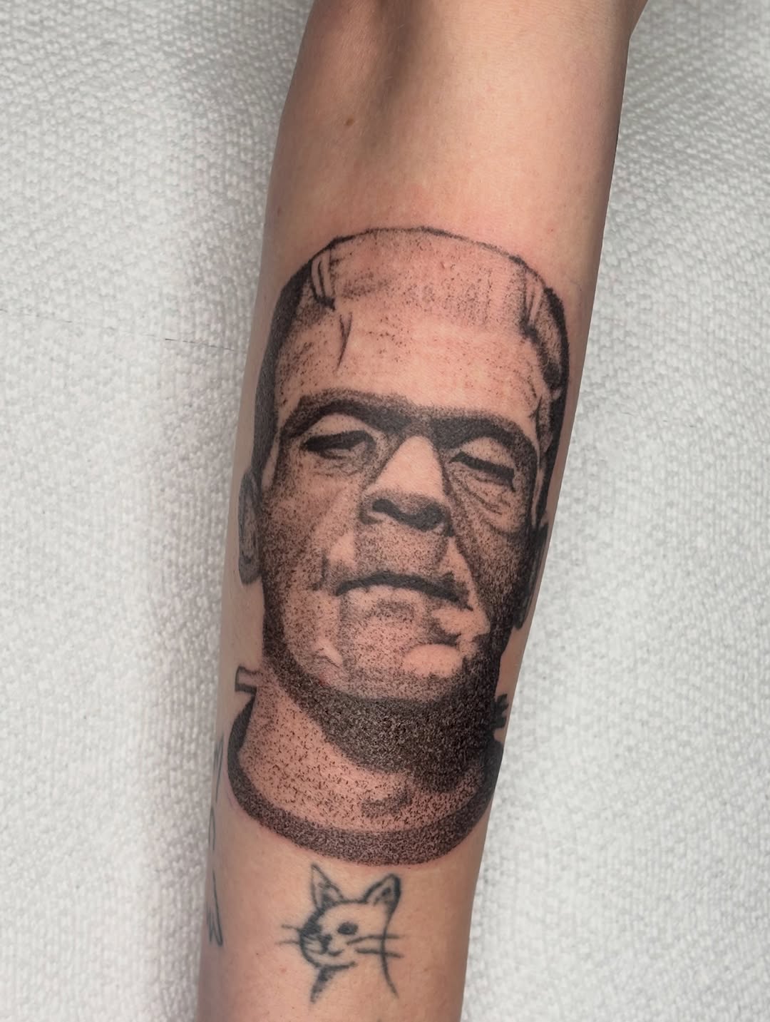 Tattoo by @kyshae.tattoos — realism, dotwork