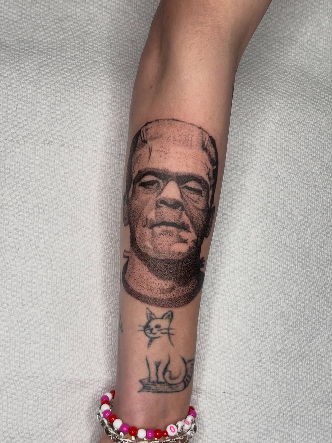 Tattoo by @kyshae.tattoos — realism, black_and_grey