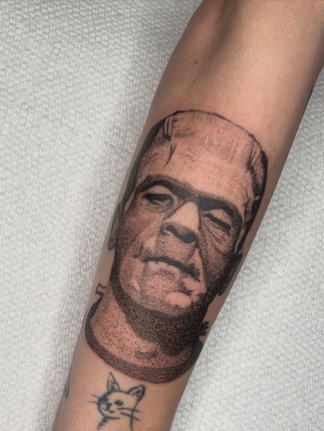 Tattoo by @kyshae.tattoos — realism, dotwork