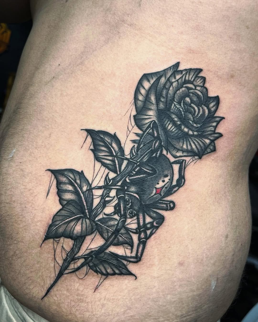 Tattoo by @nini_inkz — black_and_grey