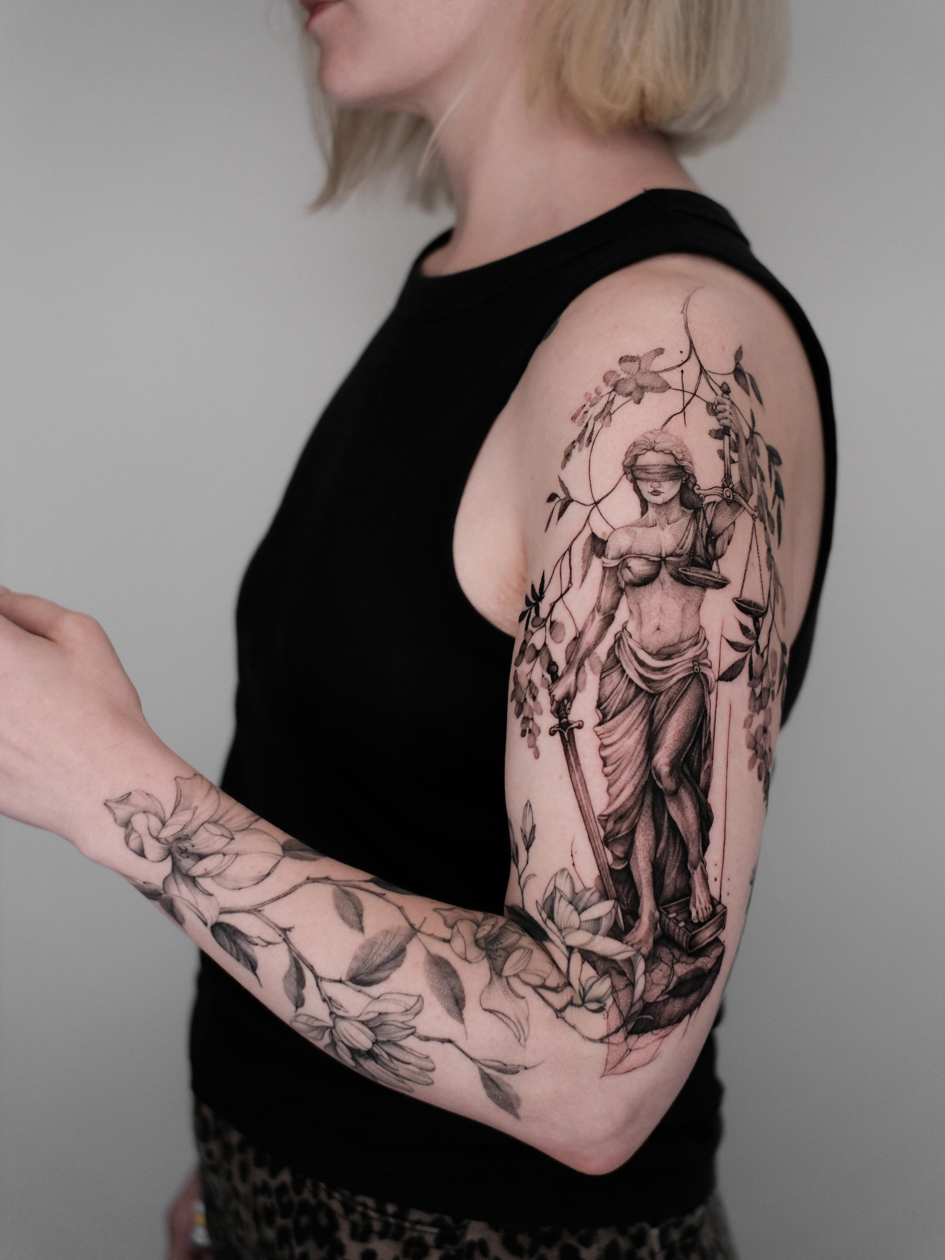 Tattoo by @tattoo.protsenko — realism, black_and_grey