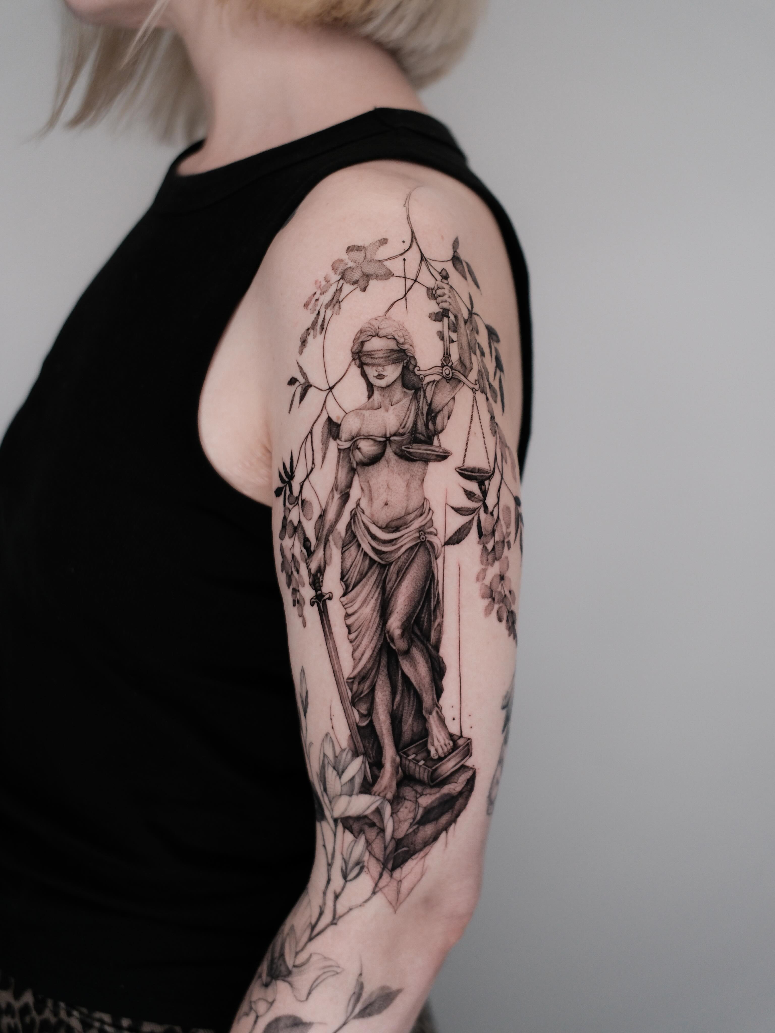 Tattoo by @tattoo.protsenko — realism, black_and_grey