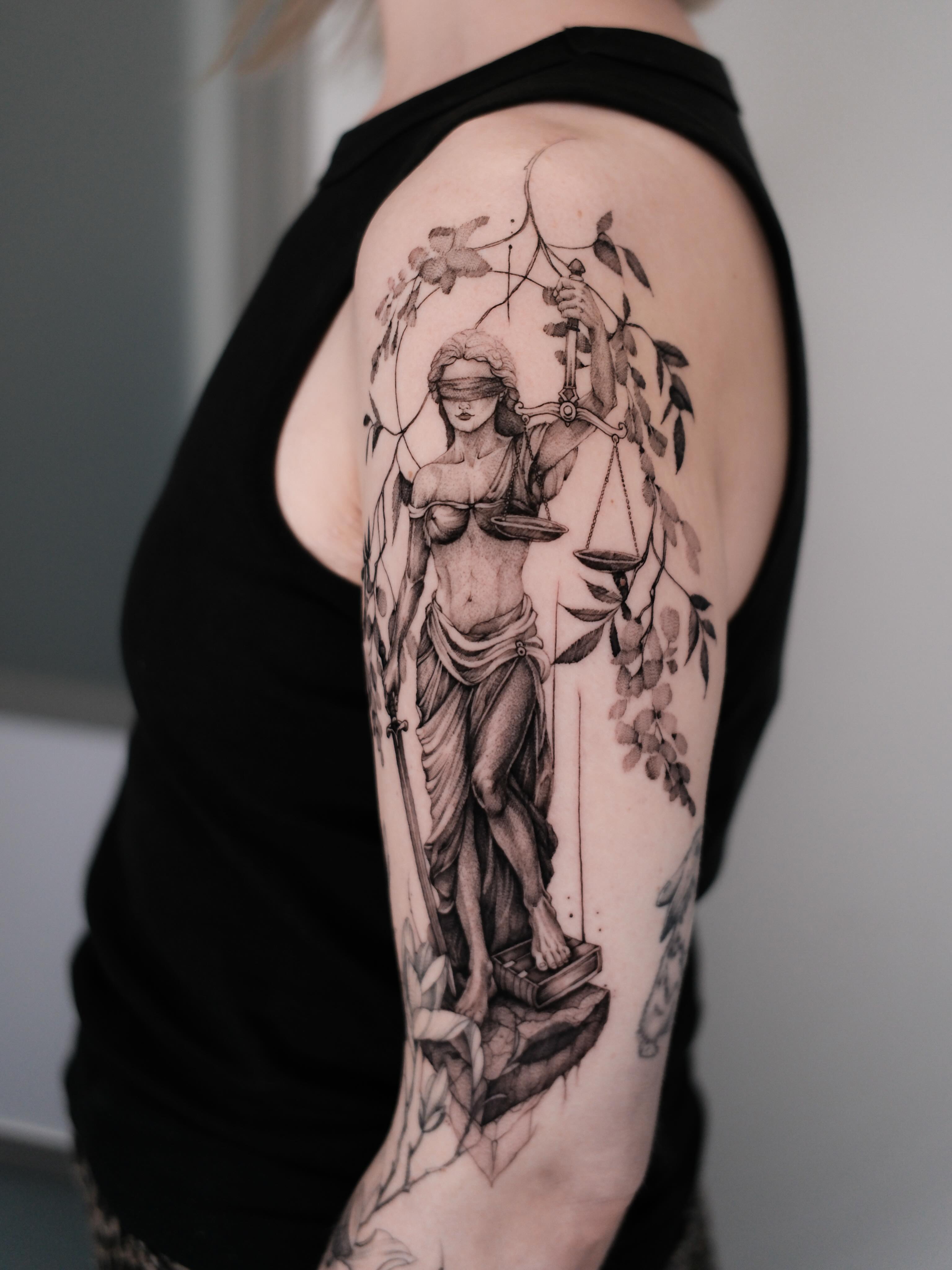 Tattoo by @tattoo.protsenko — realism, black_and_grey