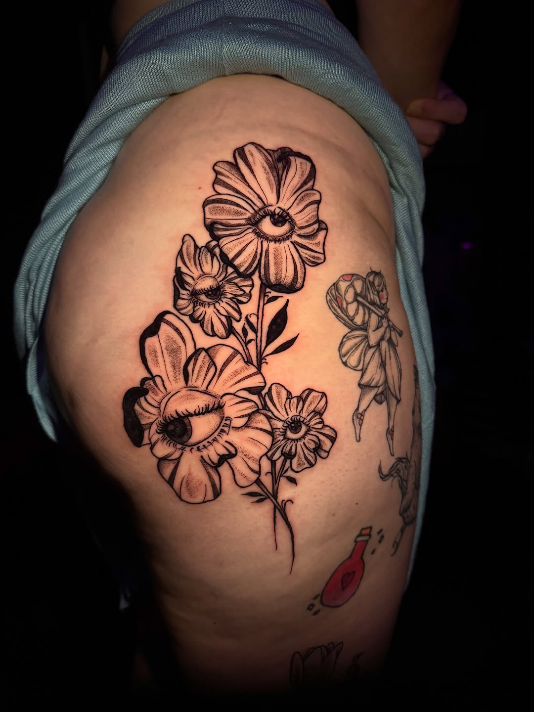 Tattoo by @stabsbysam โ black_and_grey