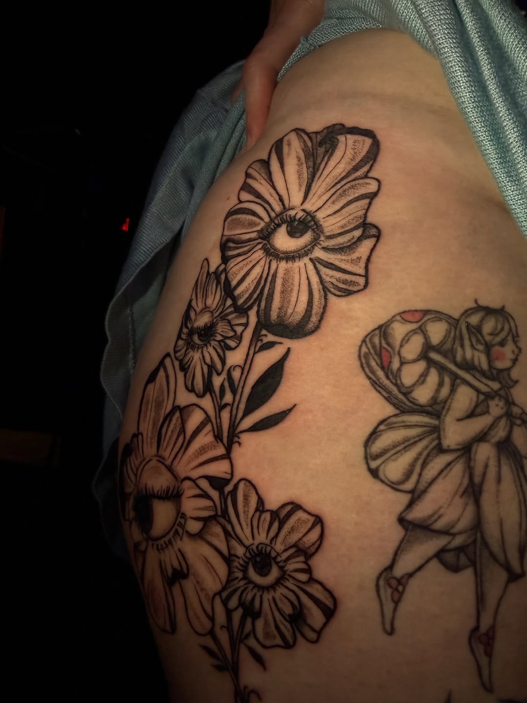 Tattoo by @stabsbysam โ black_and_grey