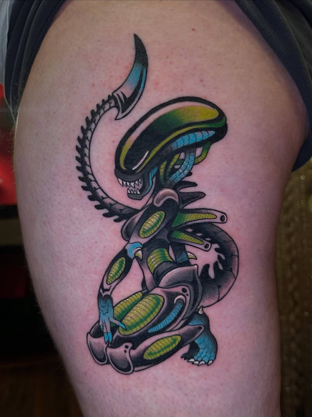 Tattoo by @malerietattoos โ new_school, illustrative