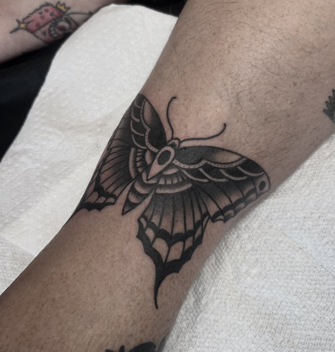 Tattoo by @hannahkaytattoos — american_traditional, black_and_grey