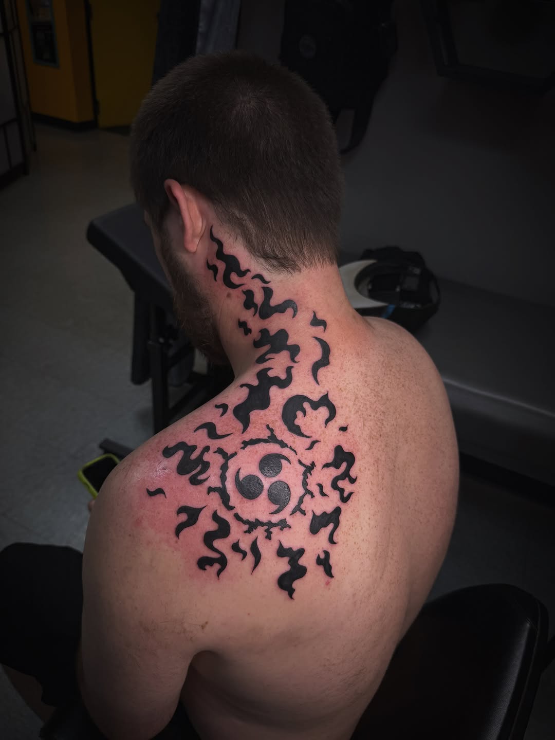 Tattoo by @sketched18 — blackwork
