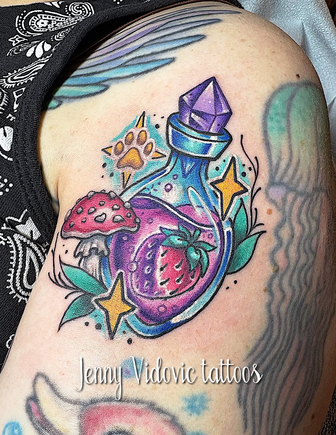 Tattoo by @turkeybasturz โ new_school