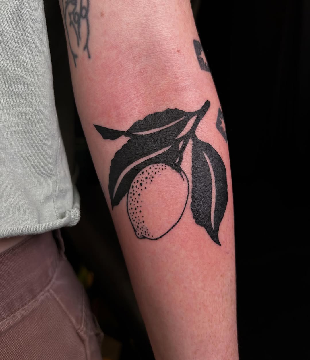 Tattoo by @lilbit.tat โ blackwork, illustrative
