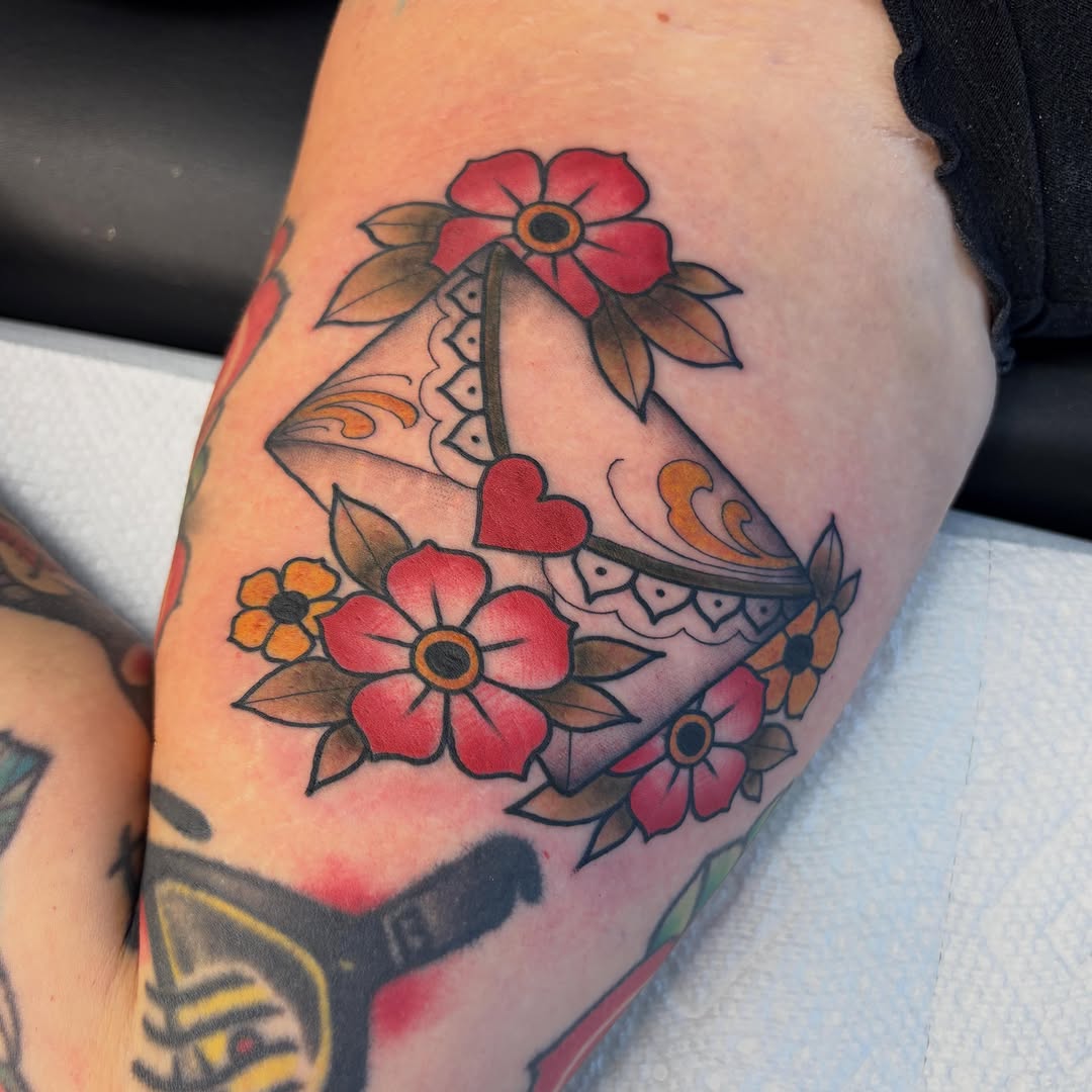 Tattoo by @kaylafaytattoos — american_traditional, illustrative