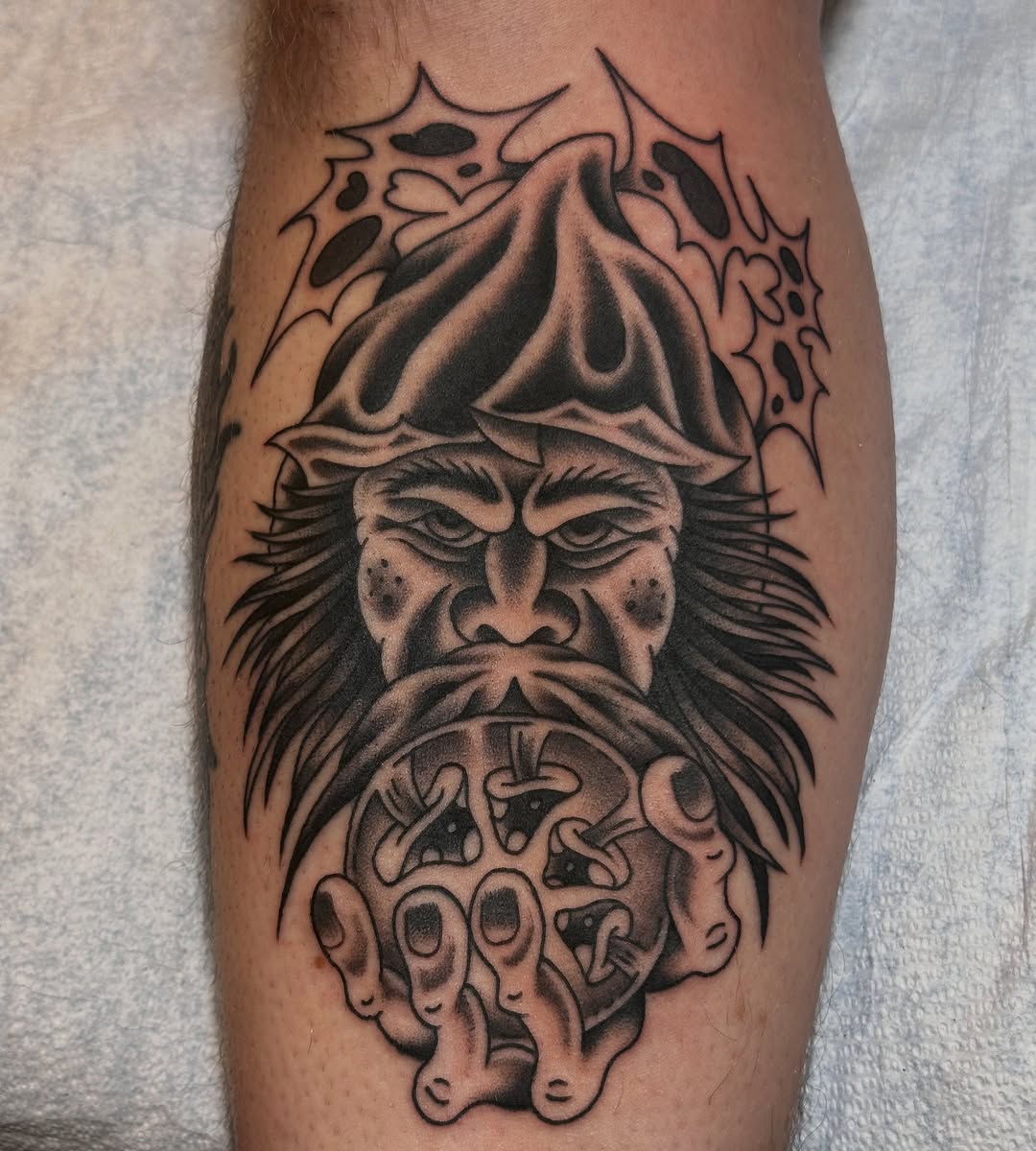 Tattoo by @bails.tattooer โ american_traditional, black_and_grey