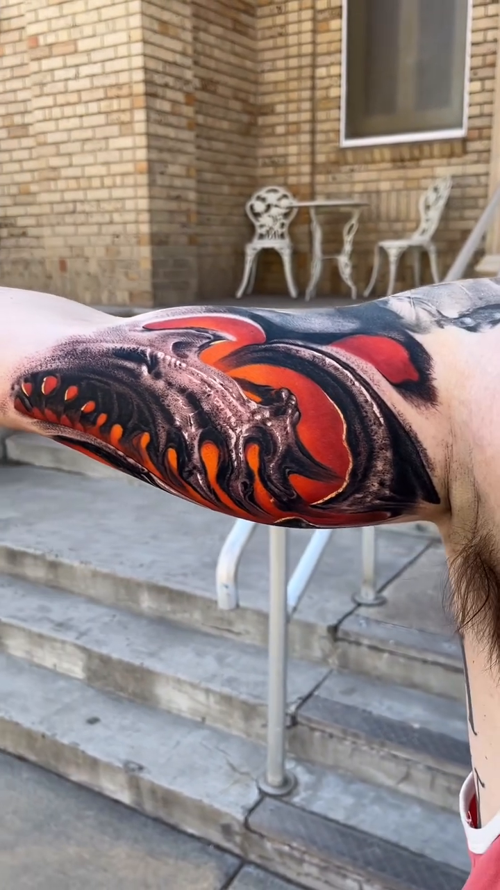 Tattoo by @jacobsheffieldart — dark_realism