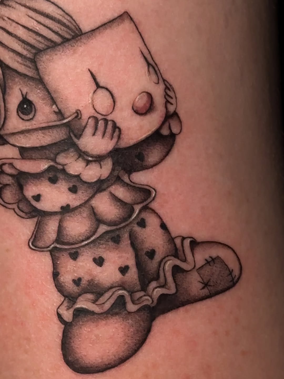 Tattoo by @tatz_doll โ black_and_grey