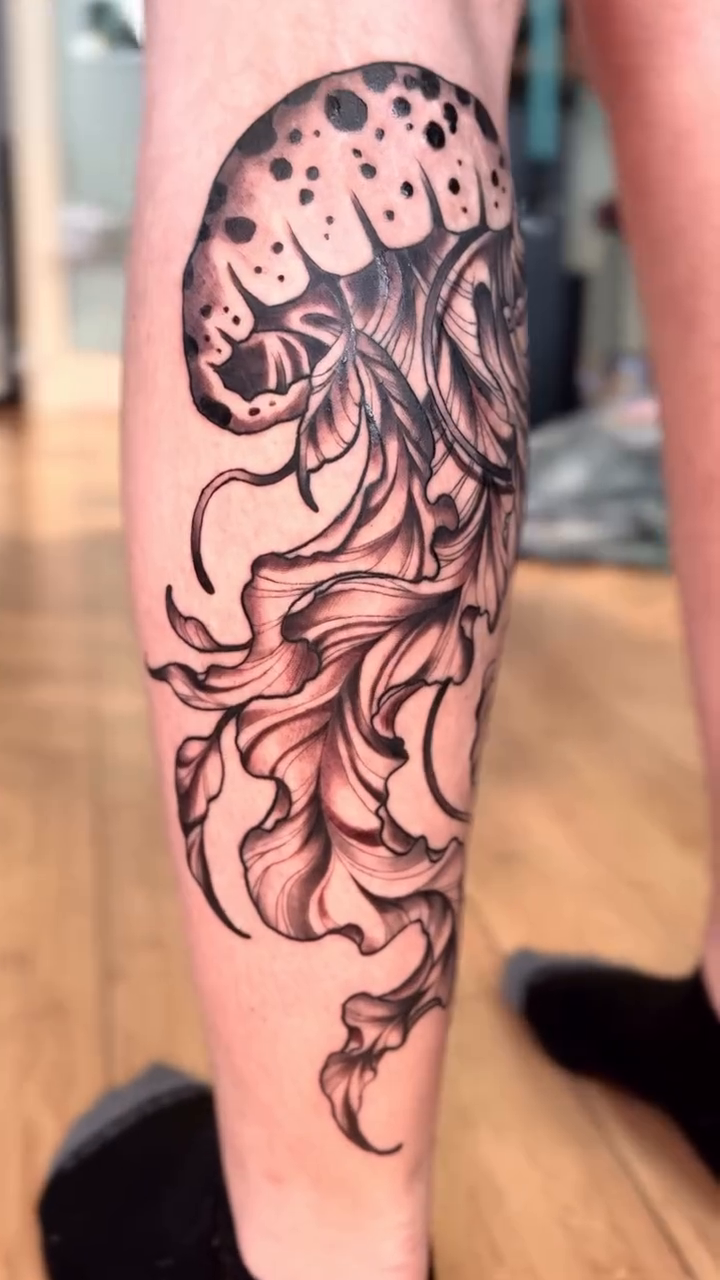 Tattoo by @quantum.jungle — black_and_grey, realism