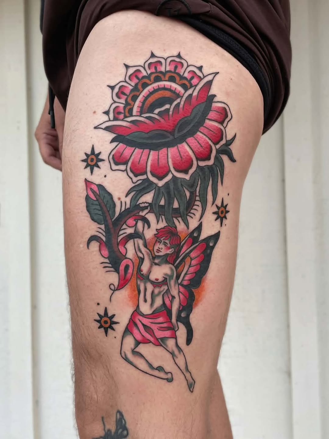 Tattoo by @wranglertattoos — american_traditional, neo_traditional