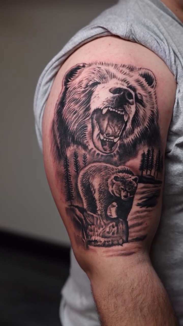 Tattoo by @easetattoos — realism, black_and_grey