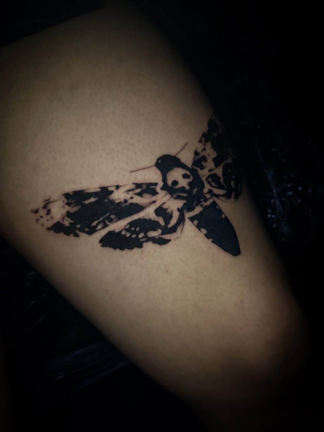 Tattoo by @halfwit__ — blackwork