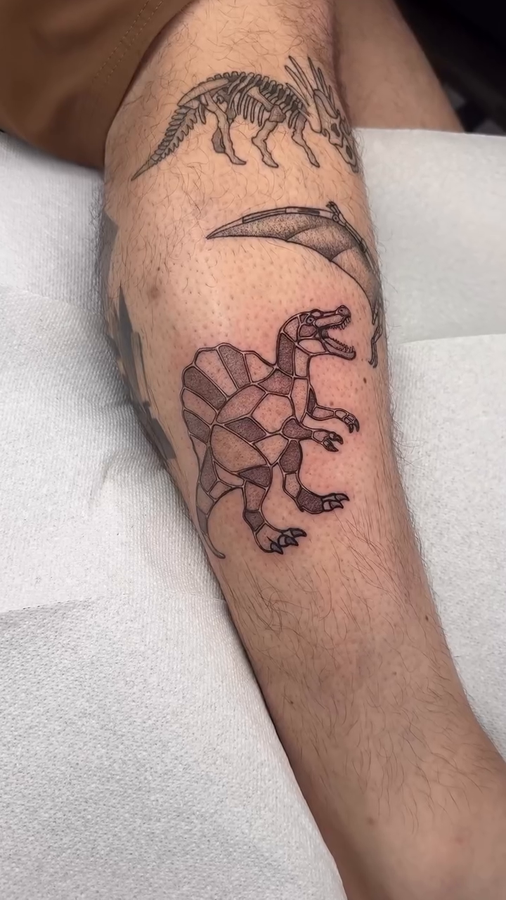 Tattoo by @truett_ink — geometric, blackwork