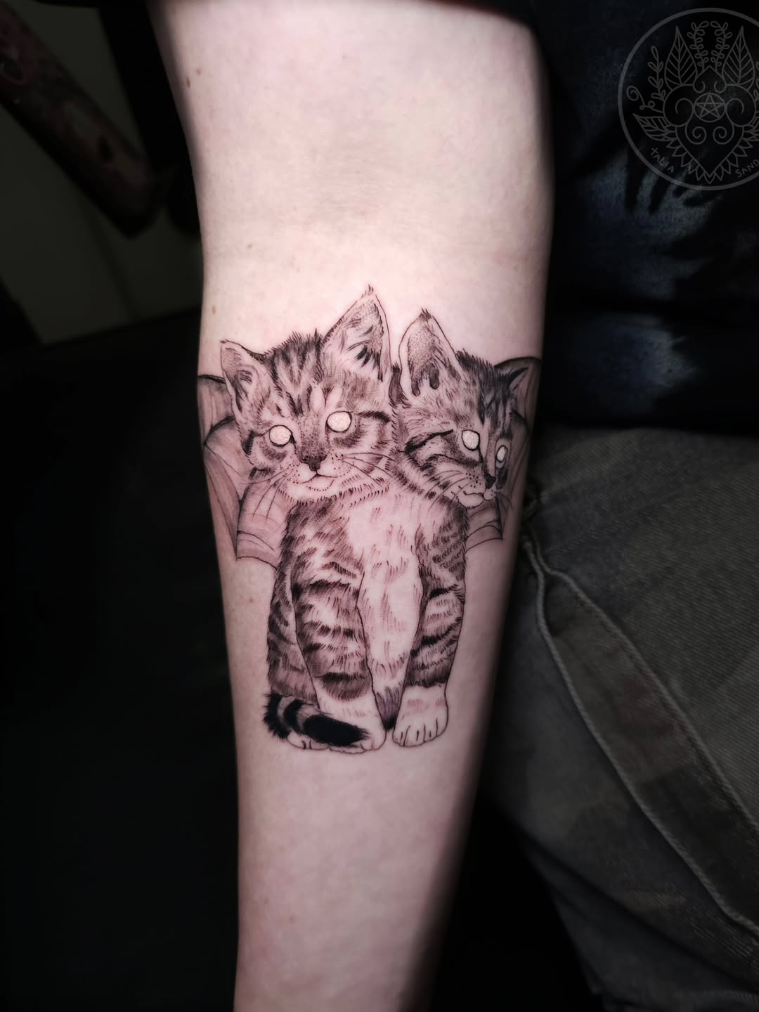 Tattoo by @talia_tattoo_ — realism, black_and_grey