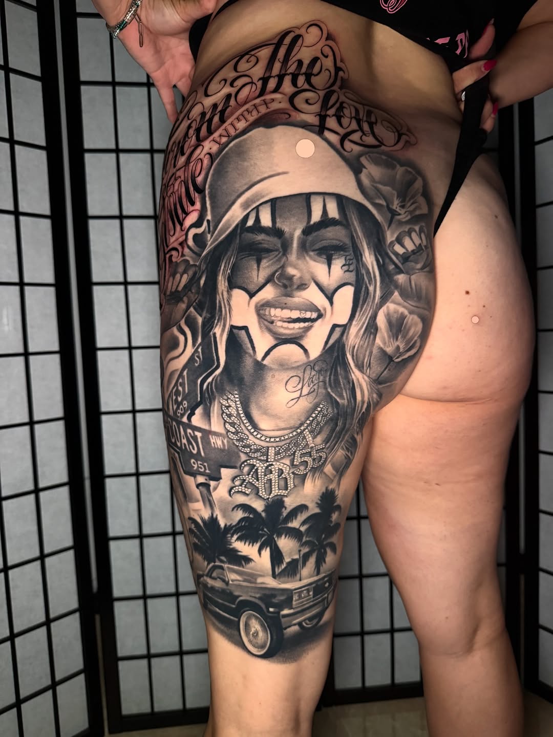 Tattoo by @freshink_tat2 — black_and_grey, realism