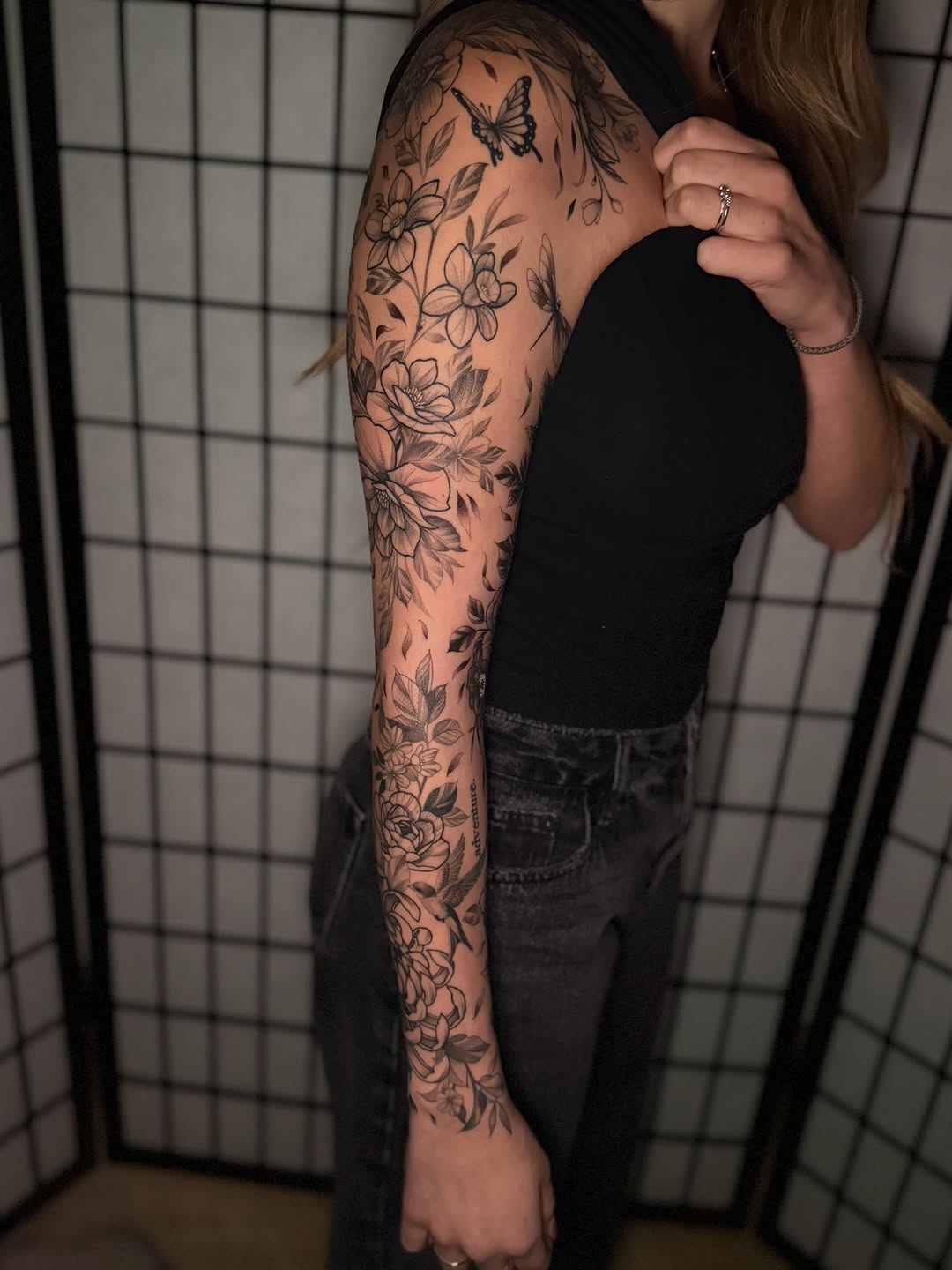 Tattoo by @freshink_tat2 — illustrative, black_and_grey