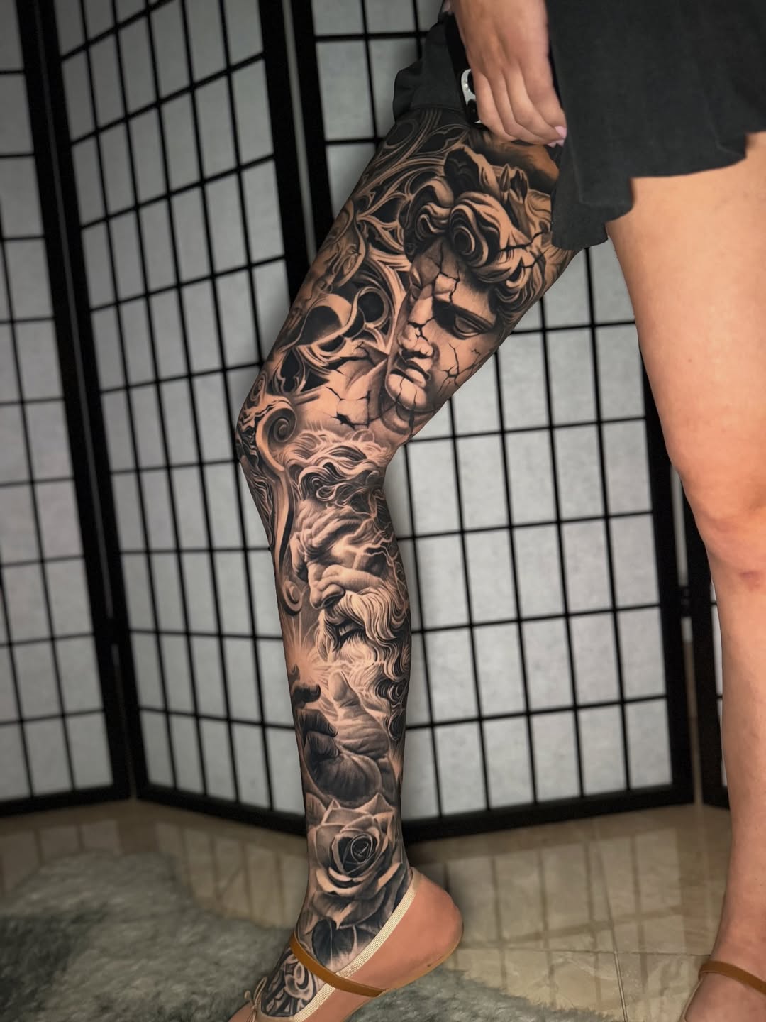 Tattoo by @freshink_tat2 — realism, black_and_grey