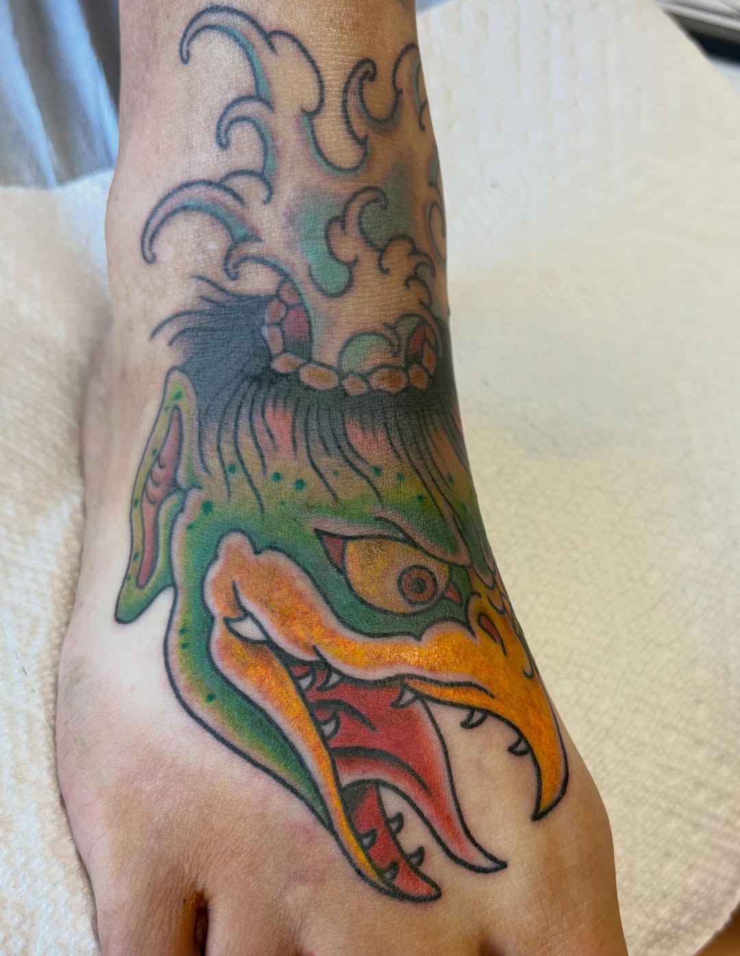 Tattoo by @tats.cali — japanese_irezumi, american_traditional