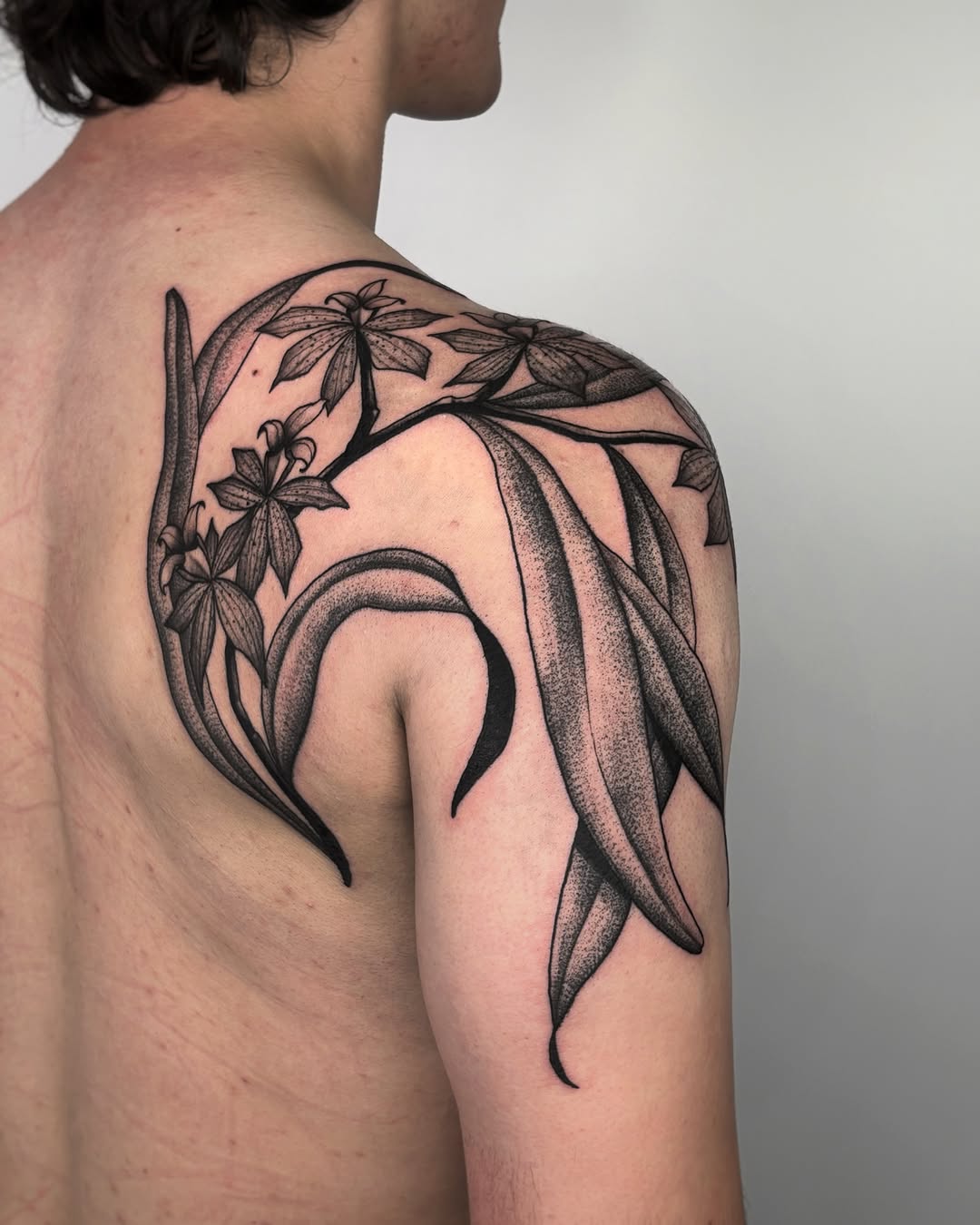 Tattoo by @kuya.tattoos — black_and_grey, illustrative
