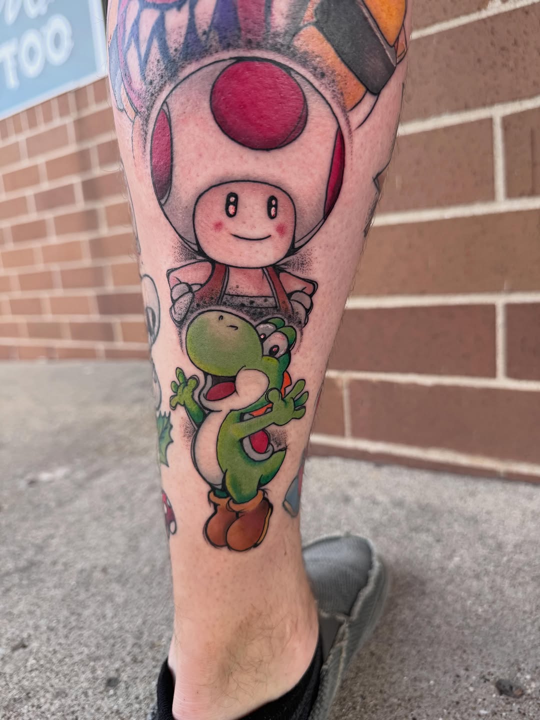 Tattoo by @murbees.designs — new_school, anime