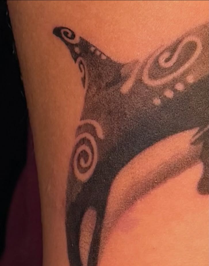 Tattoo by @tattedwithjaz — blackwork, tribal