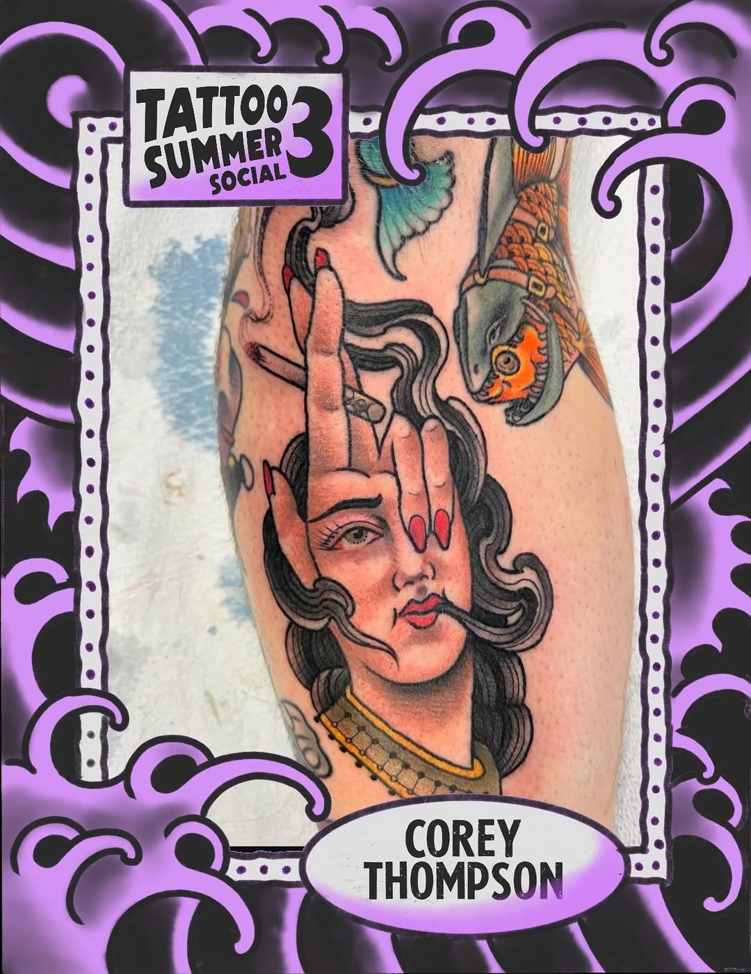 Tattoo by @corey_lostdog — neo_traditional, realism
