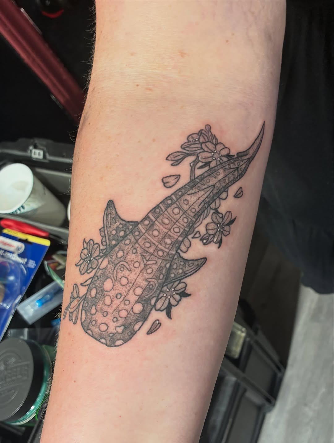 Tattoo by @trae_980 β black_and_grey