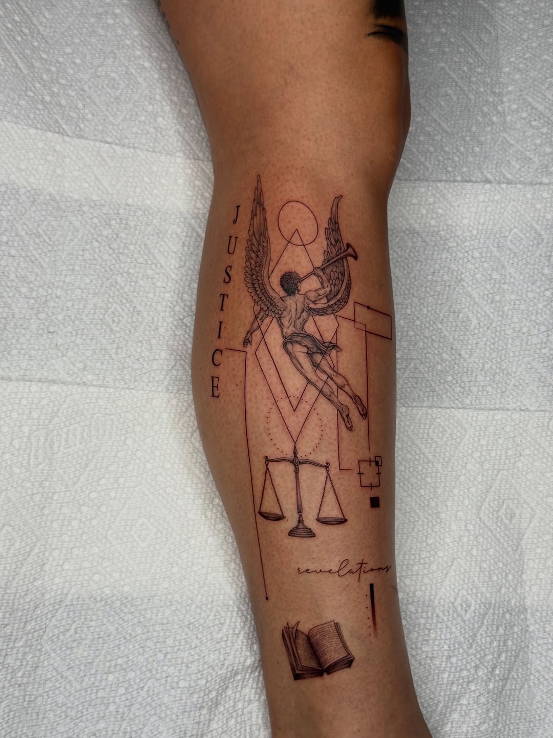 Tattoo by @theplugtattoos β fine_line, geometric